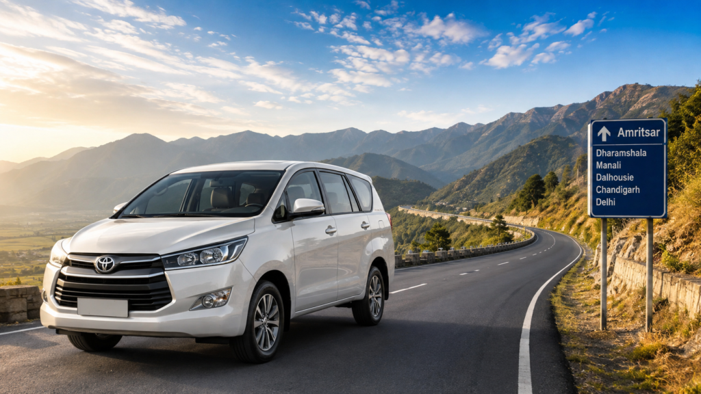 outstation taxi service from Amritsar